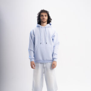 basic hoodie - Baby Blue