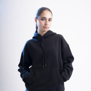basic hoodie - Black