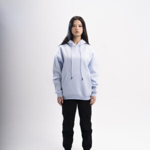 basic hoodie -Baby blue