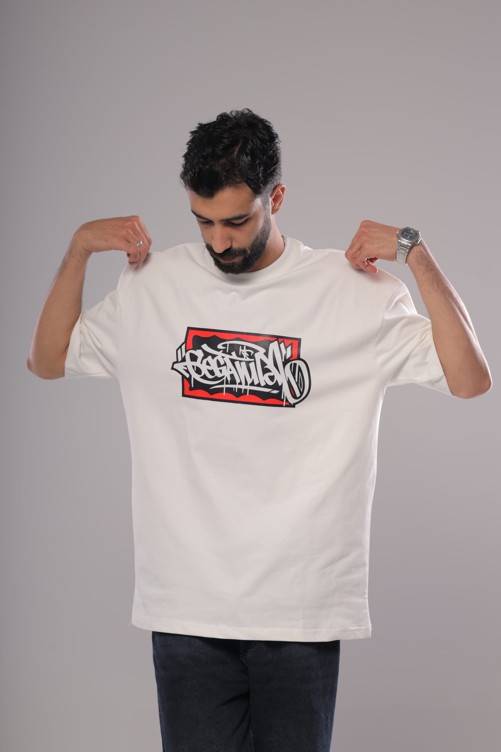 Brooklyn off white T-shirt - Image 5