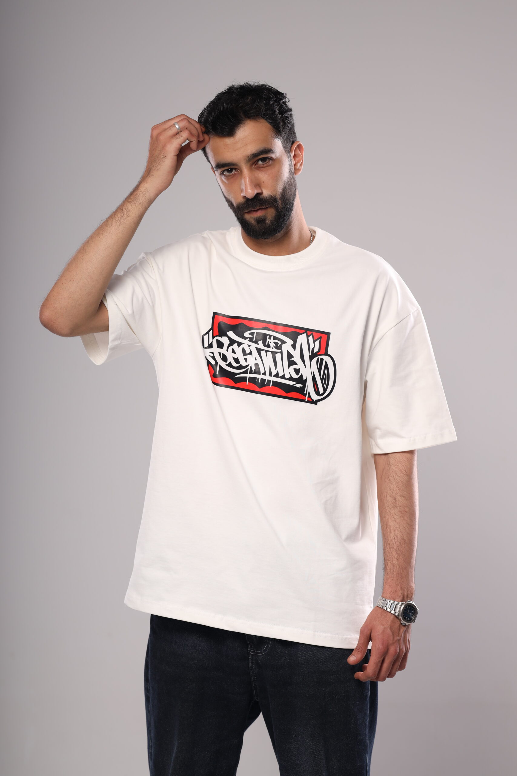 Brooklyn off white T-shirt - Image 4