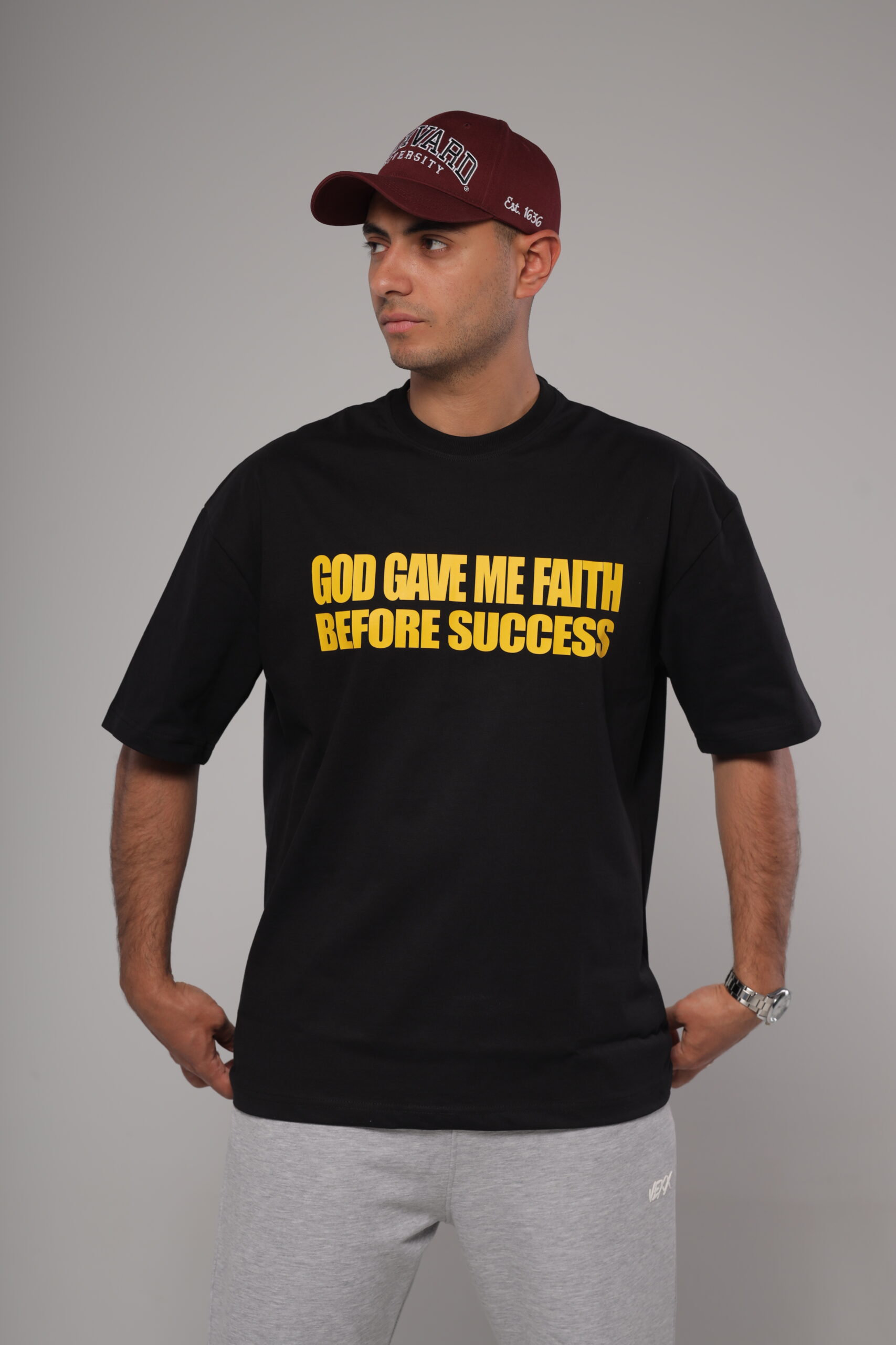 Faith Before Success – black t-shirt - Image 5