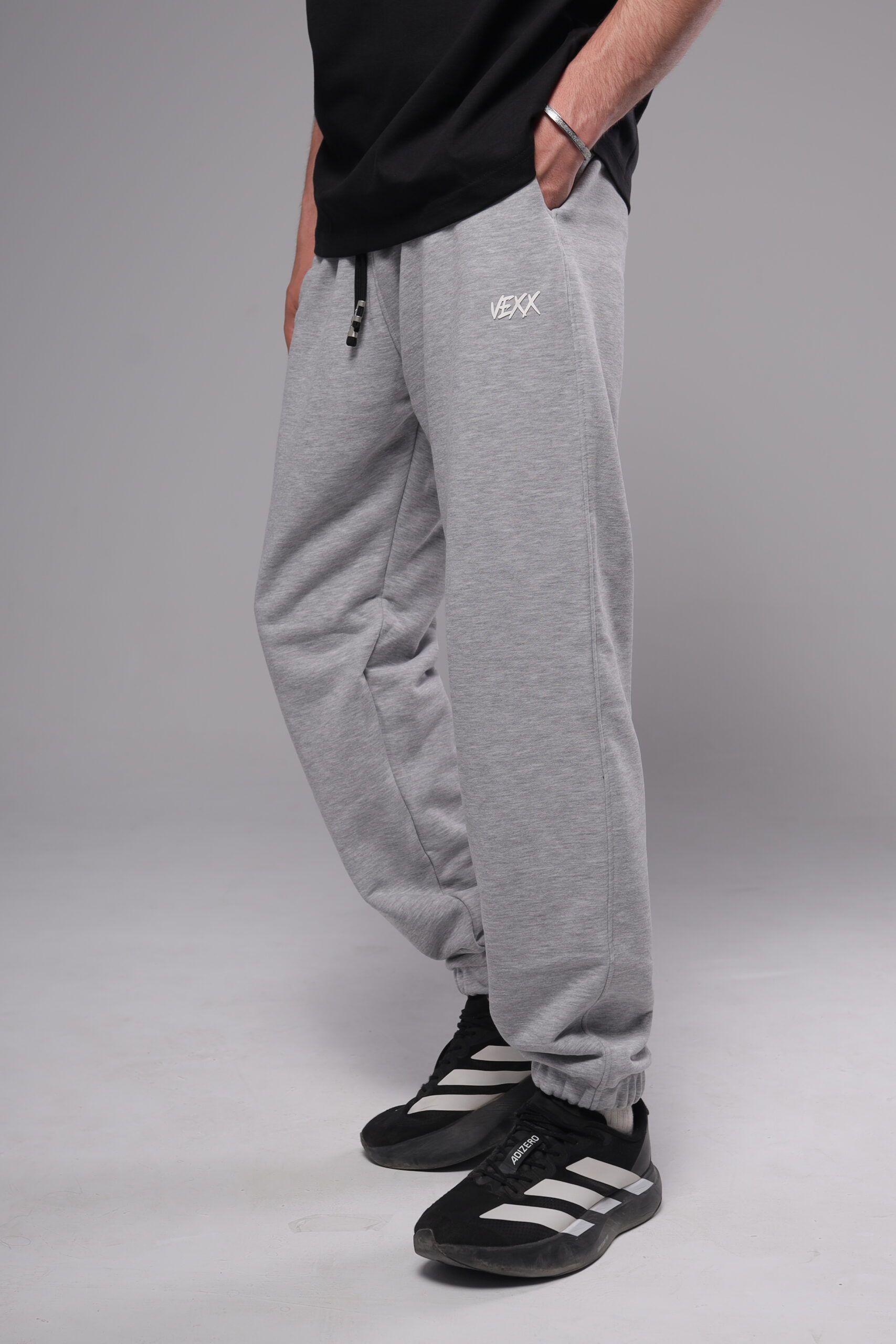 VEXX Cuffed Sweatpants - Grey - Image 3