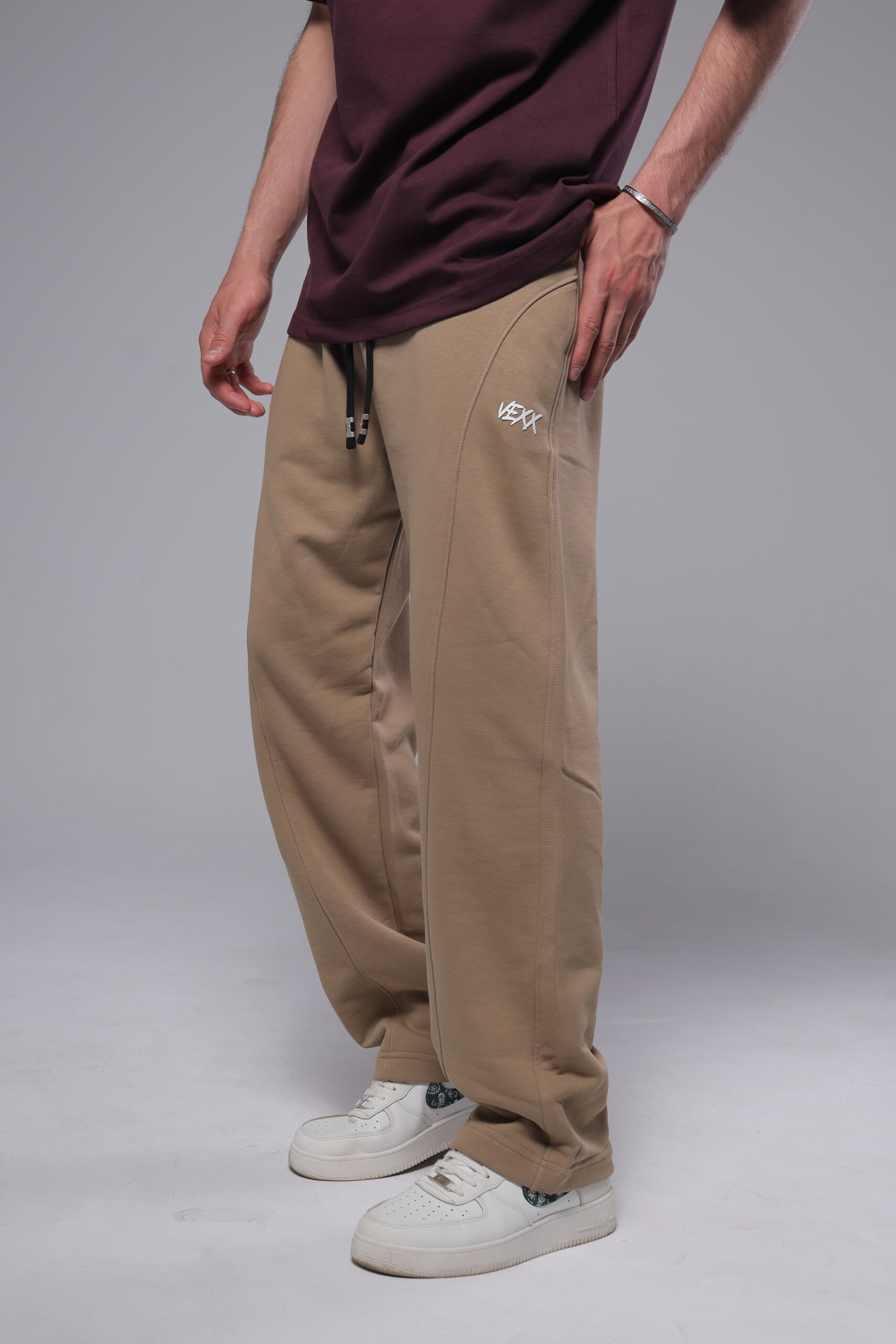 VEXX Side Line Sweatpants - Beige - Image 4