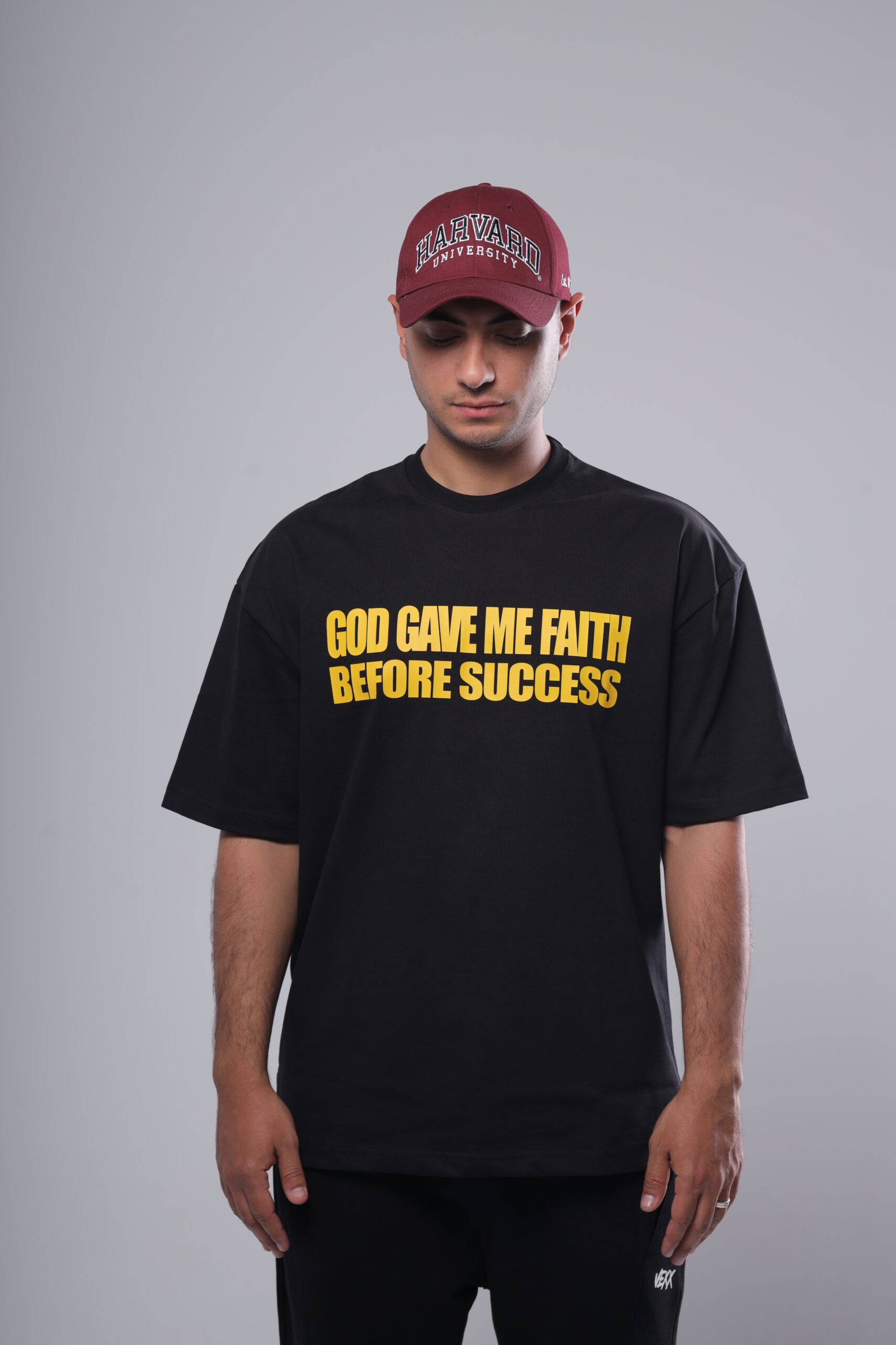 Faith Before Success – black t-shirt - Image 3