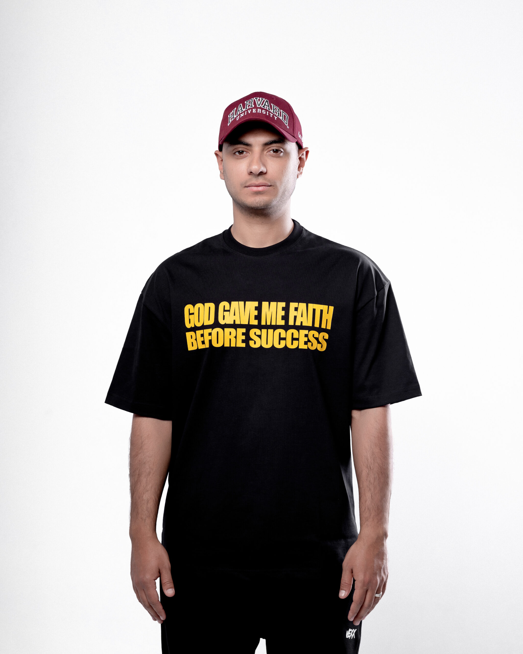 Faith Before Success – black t-shirt