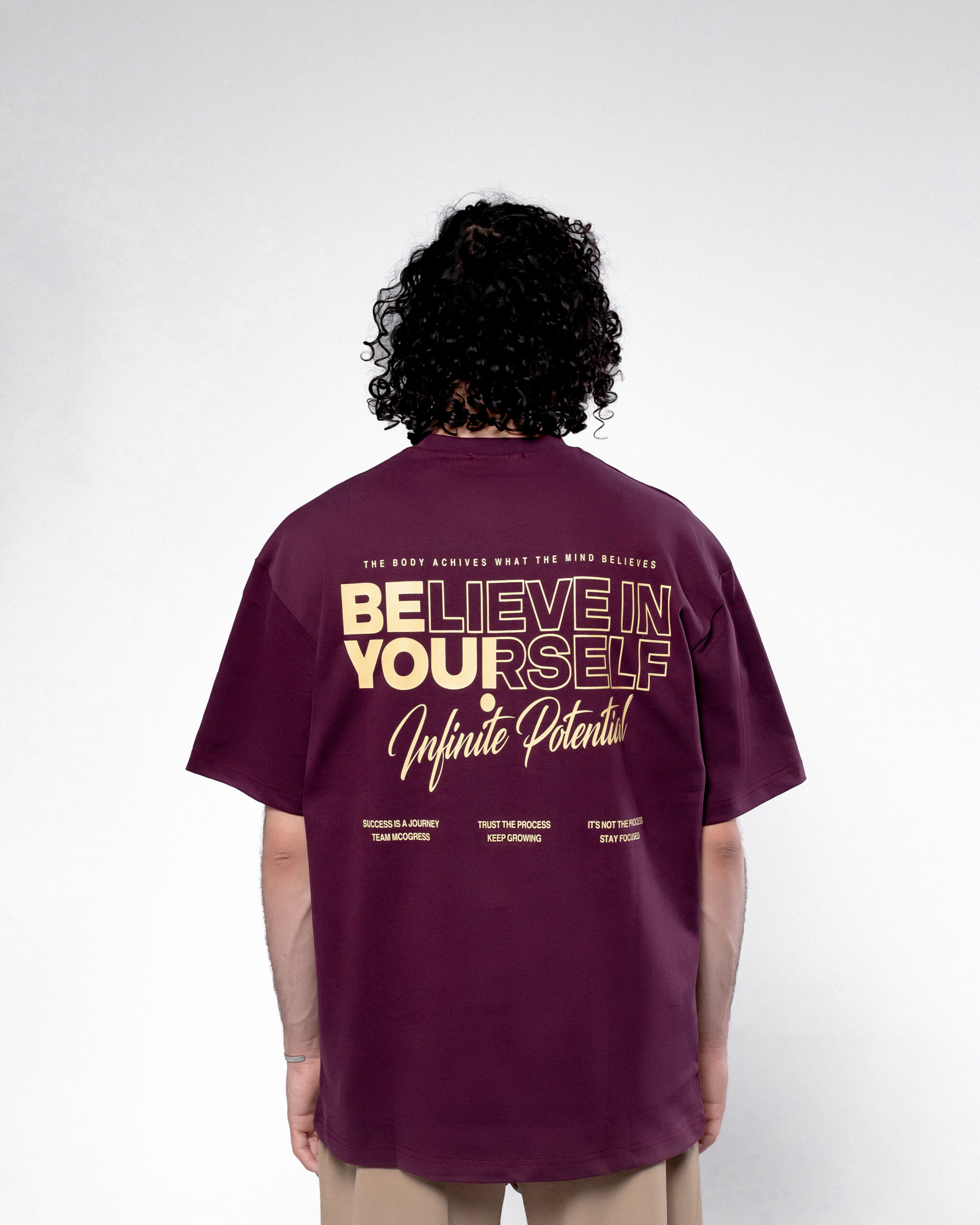 Be You Burgundy T-shirt - Image 2